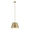 Z-Lite Lilly Pendant, 1-Light, 18 In.W x 13.5 In.H, Rubbed Brass/Rubbed Brass 2307-18RB - alternate 6